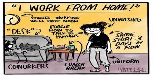 I work from home. What happens to us when we work form home or remotely for long periods. Collaboration Conundrum